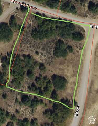 236 Lake Road, Unit 236 Mount Pleasant, UT 84647 - Photo 5 of 12 Aerial overview of property's location featuring property parcel outlined
