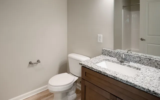 a bathroom with a sink and a toilet