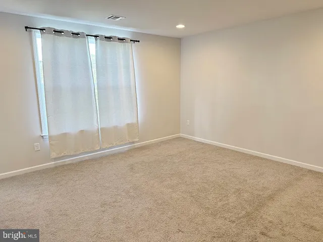 a view of a closet in a room