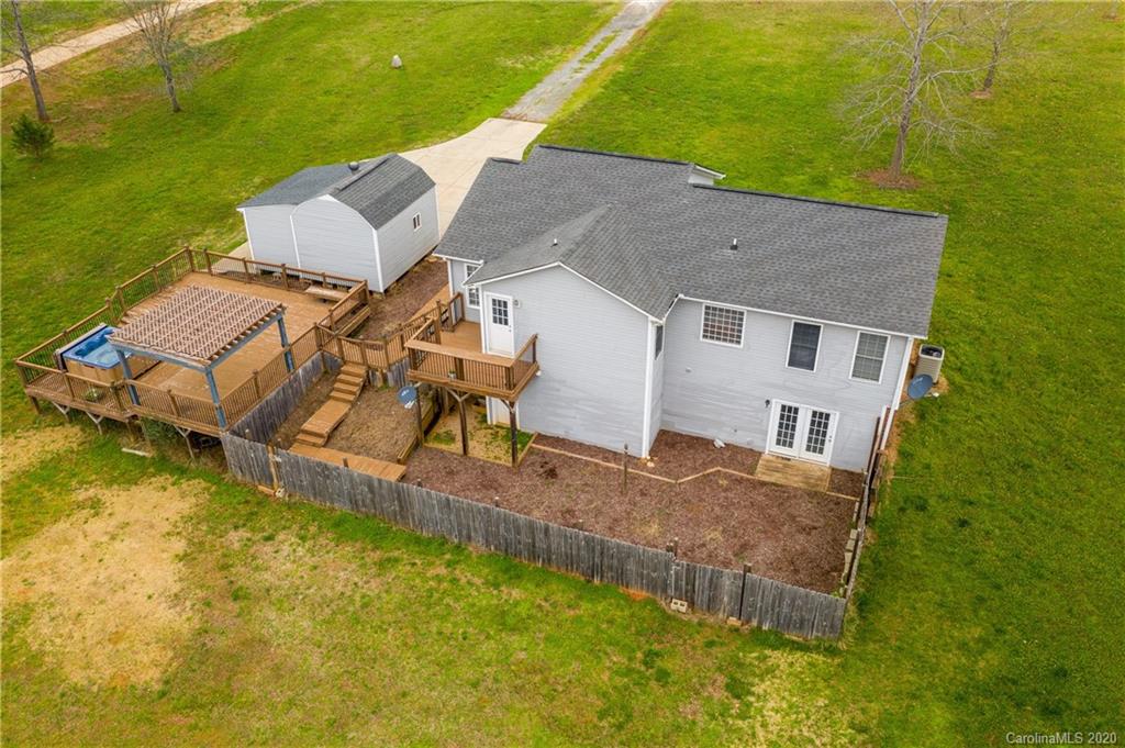 2879 Ranger Road Clover, SC 29710 - Photo 30 of 30 an aerial view of a house with swimming pool and ocean view