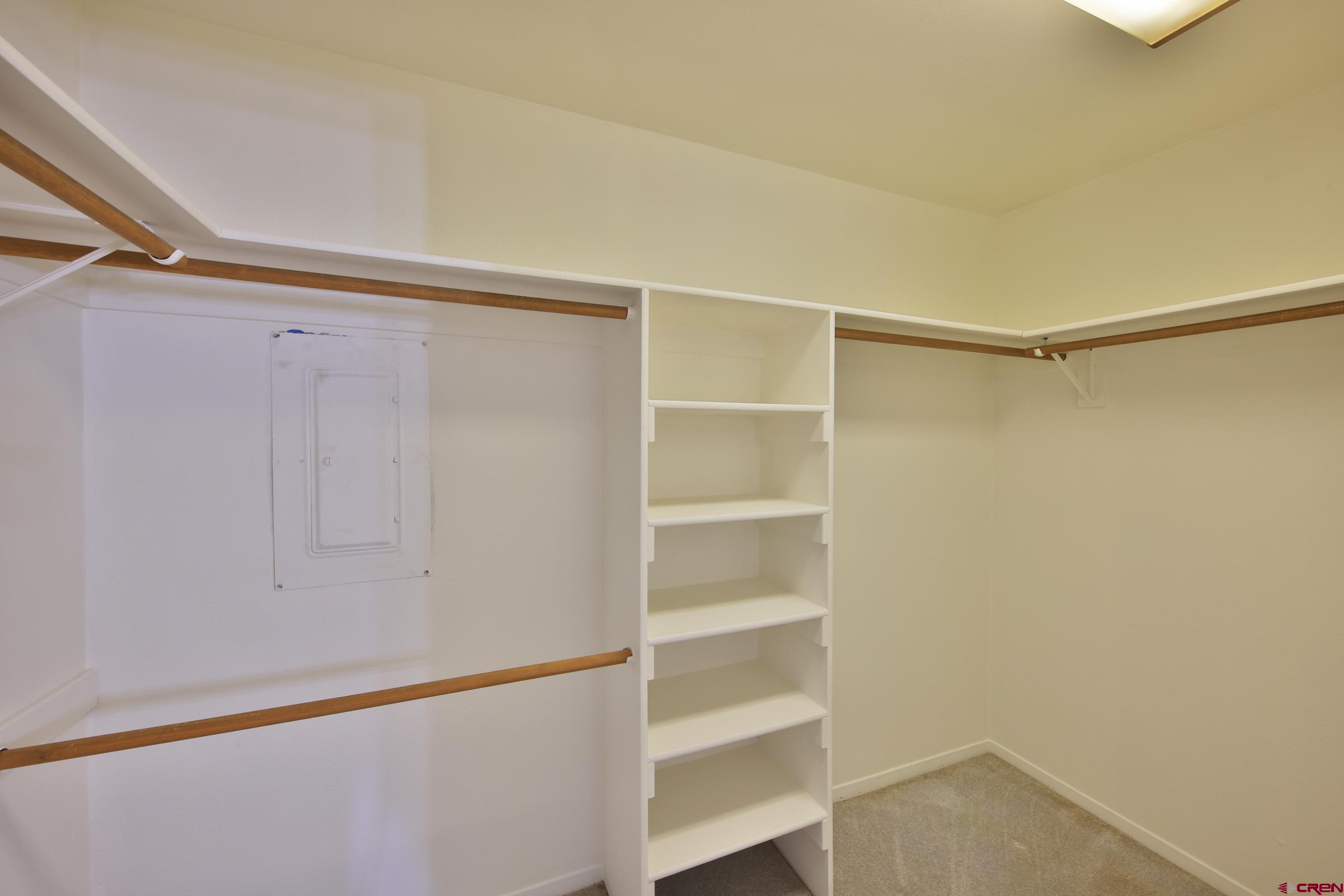 13637 Happy Hollow Road Eckert, CO 81418 - Photo 16 of 38 a view of an empty walk in closet
