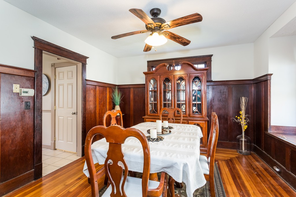 82 Dwight Road Springfield, MA 01108 - Photo 12 of 28 a view of a dining room with furniture window and wooden floor