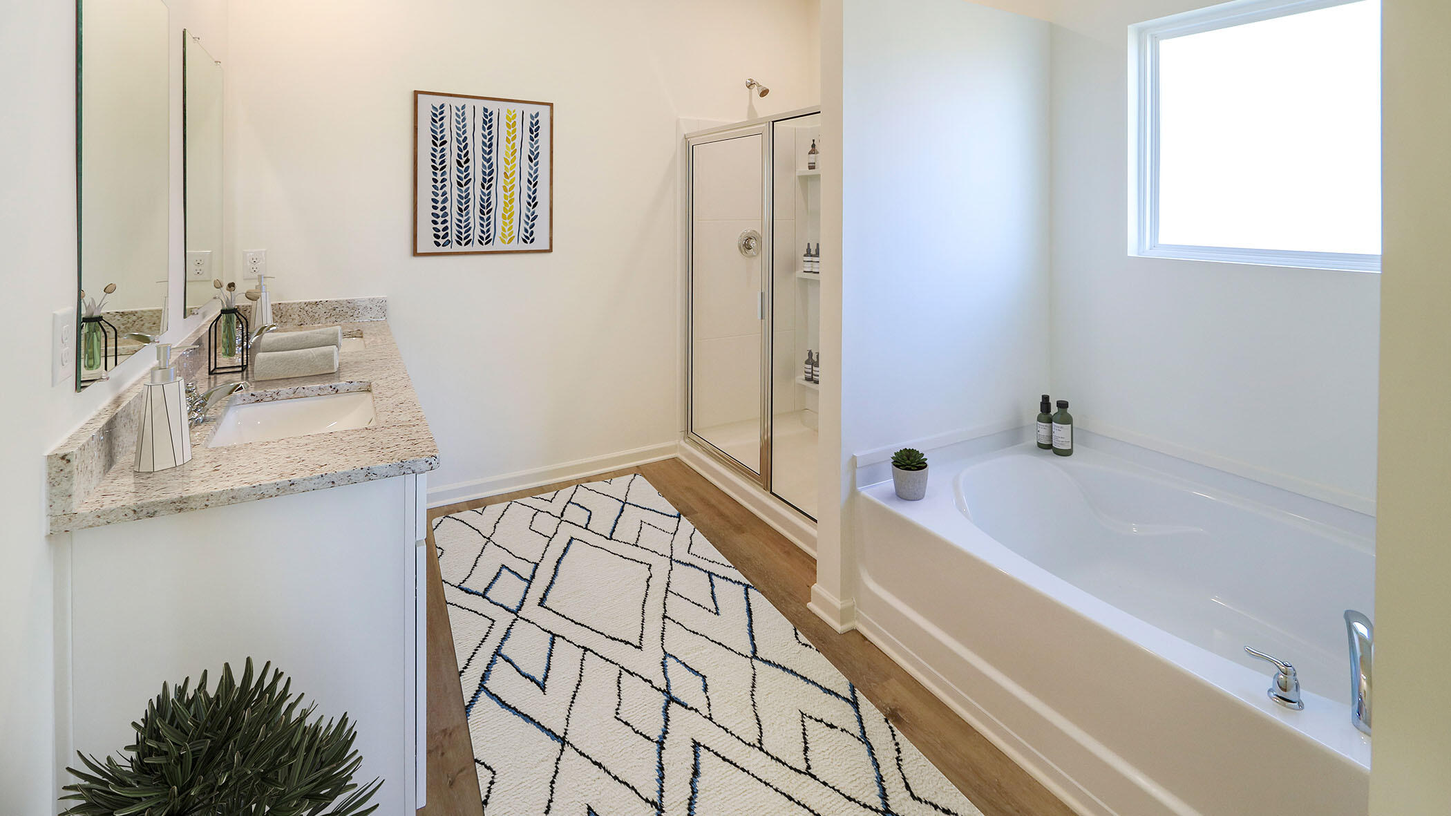 117 Dockside Road Freeport, FL 32439 - Photo 13 of 21 a bathroom with a bathtub and a sink