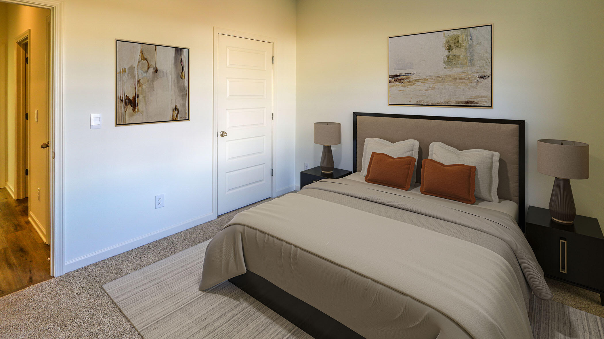 117 Dockside Road Freeport, FL 32439 - Photo 16 of 21 a bedroom with a bed and painting on the wall