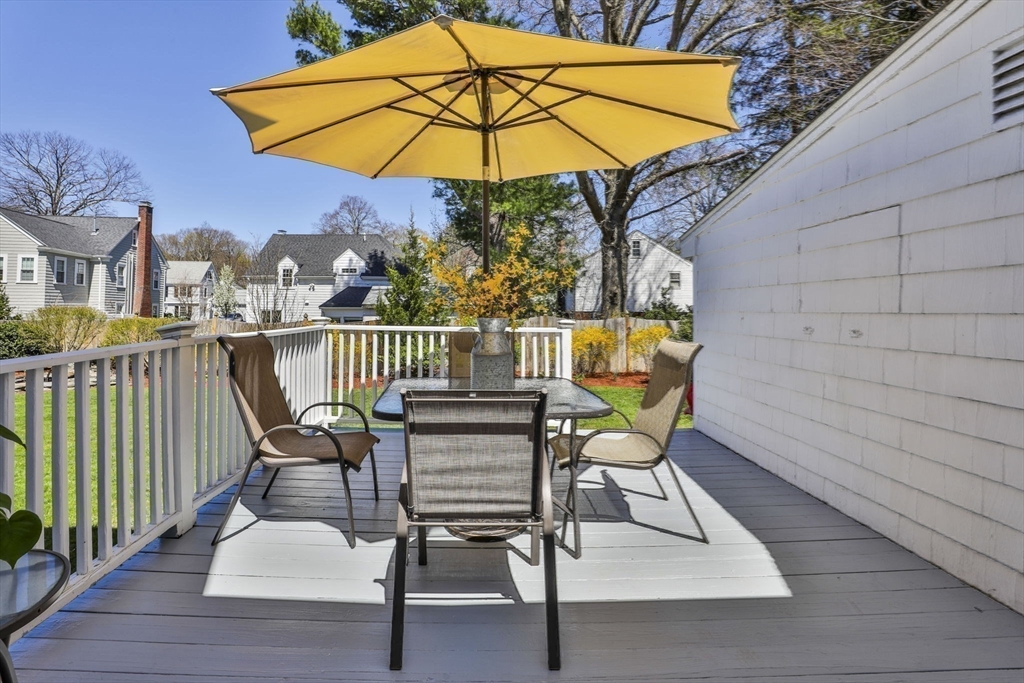 1106 Brook Road Milton, MA 02186 - Photo 24 of 25 a view of balcony with wooden floor and outdoor seating