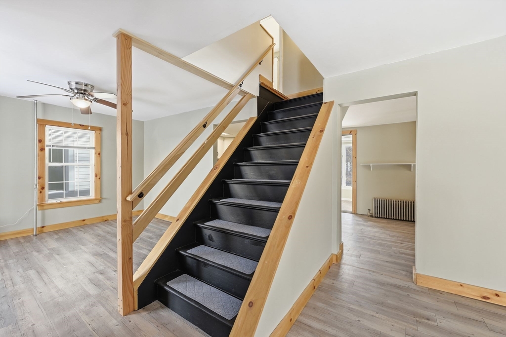 36 Sullivan Avenue Hardwick, MA 01031 - Photo 26 of 42 a view of entryway and hall with wooden floor
