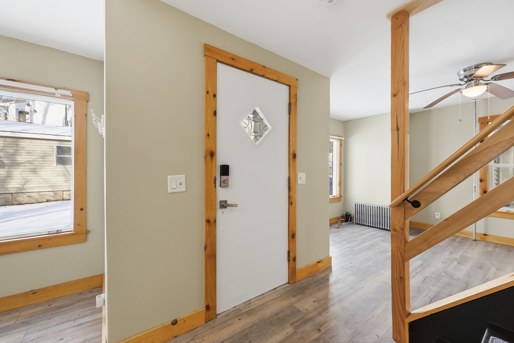 36 Sullivan Avenue Hardwick, MA 01031 - Photo 7 of 42 a view of a hallway view with wooden floor and staircase