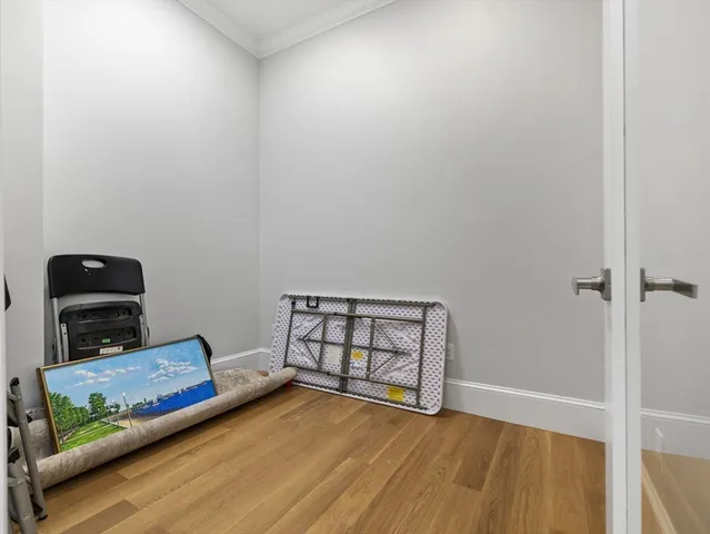 a view of livingroom with furniture and wooden floor