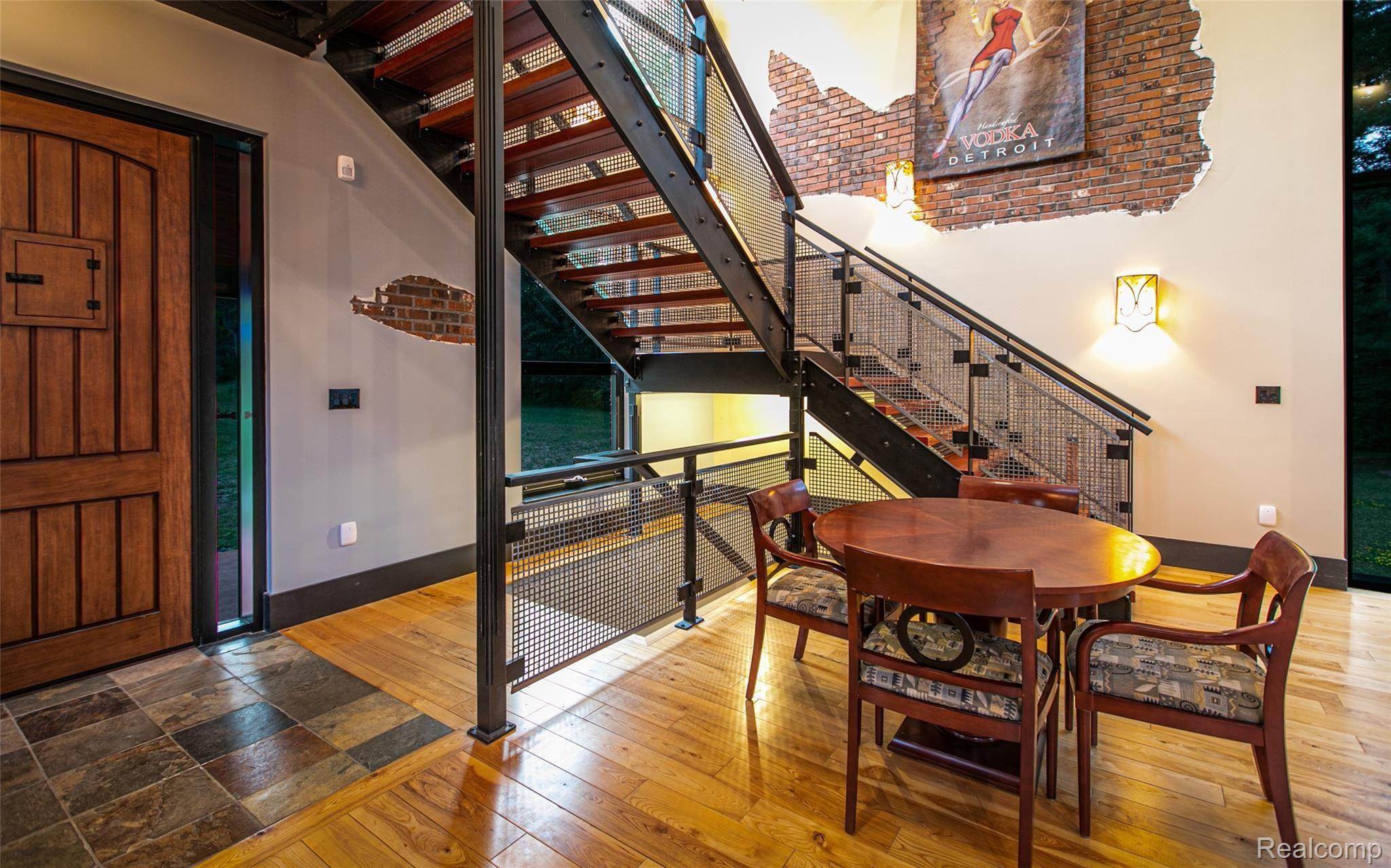 630 Walker Road Leonard, MI 48367 - Photo 14 of 40 14 - Industrial Steel Staircase.jpg