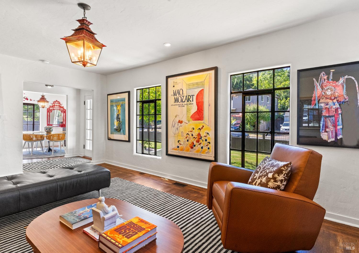 93 Cascade Drive Fairfax, CA 94930 - Photo 12 of 61 a living room with furniture and a large window
