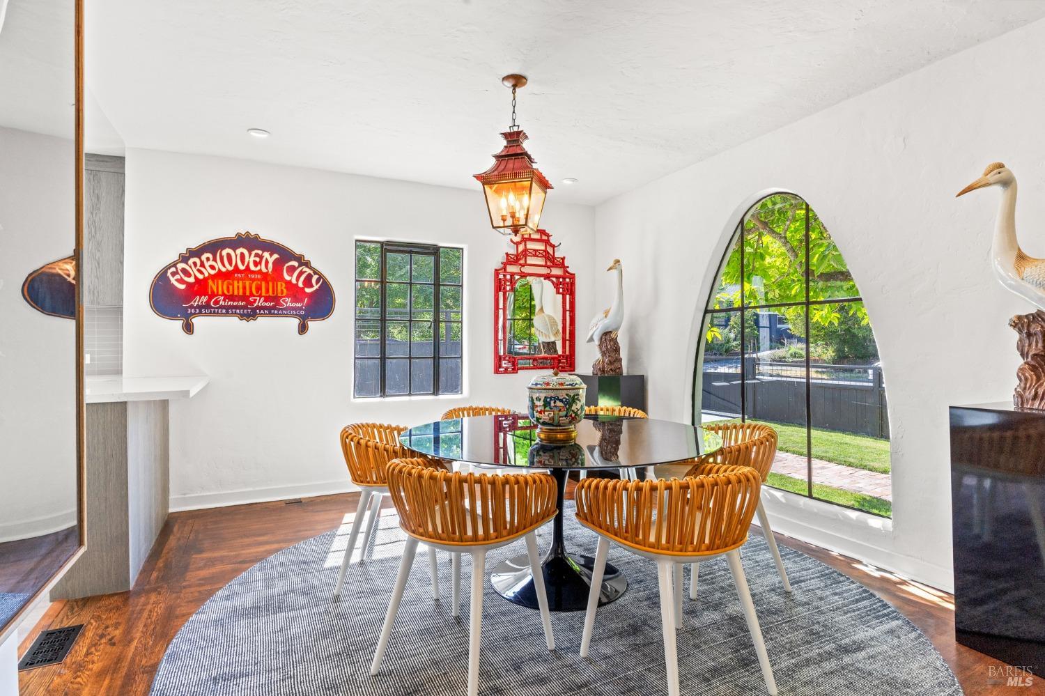 93 Cascade Drive Fairfax, CA 94930 - Photo 36 of 61 a living room with furniture a rug and a floor to ceiling window