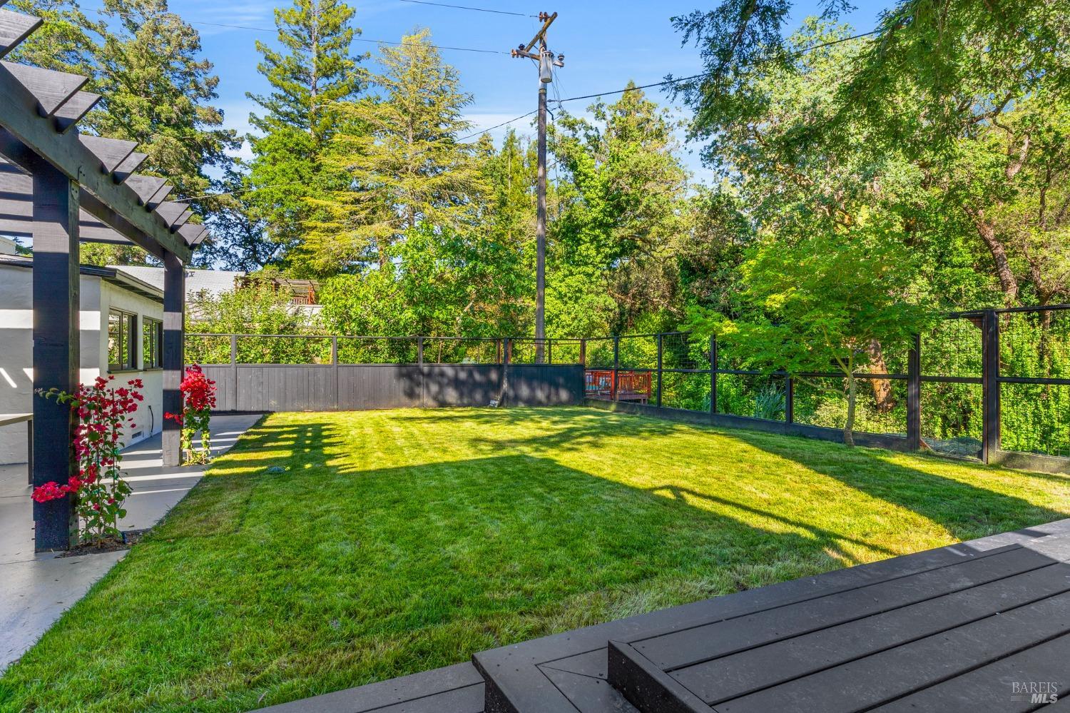 93 Cascade Drive Fairfax, CA 94930 - Photo 47 of 61 a view of swimming pool with lawn chairs and plants