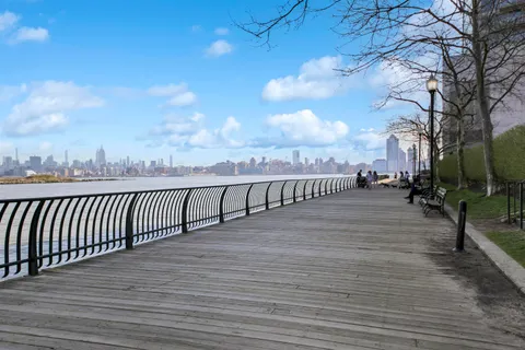 a view of terrace with seating space