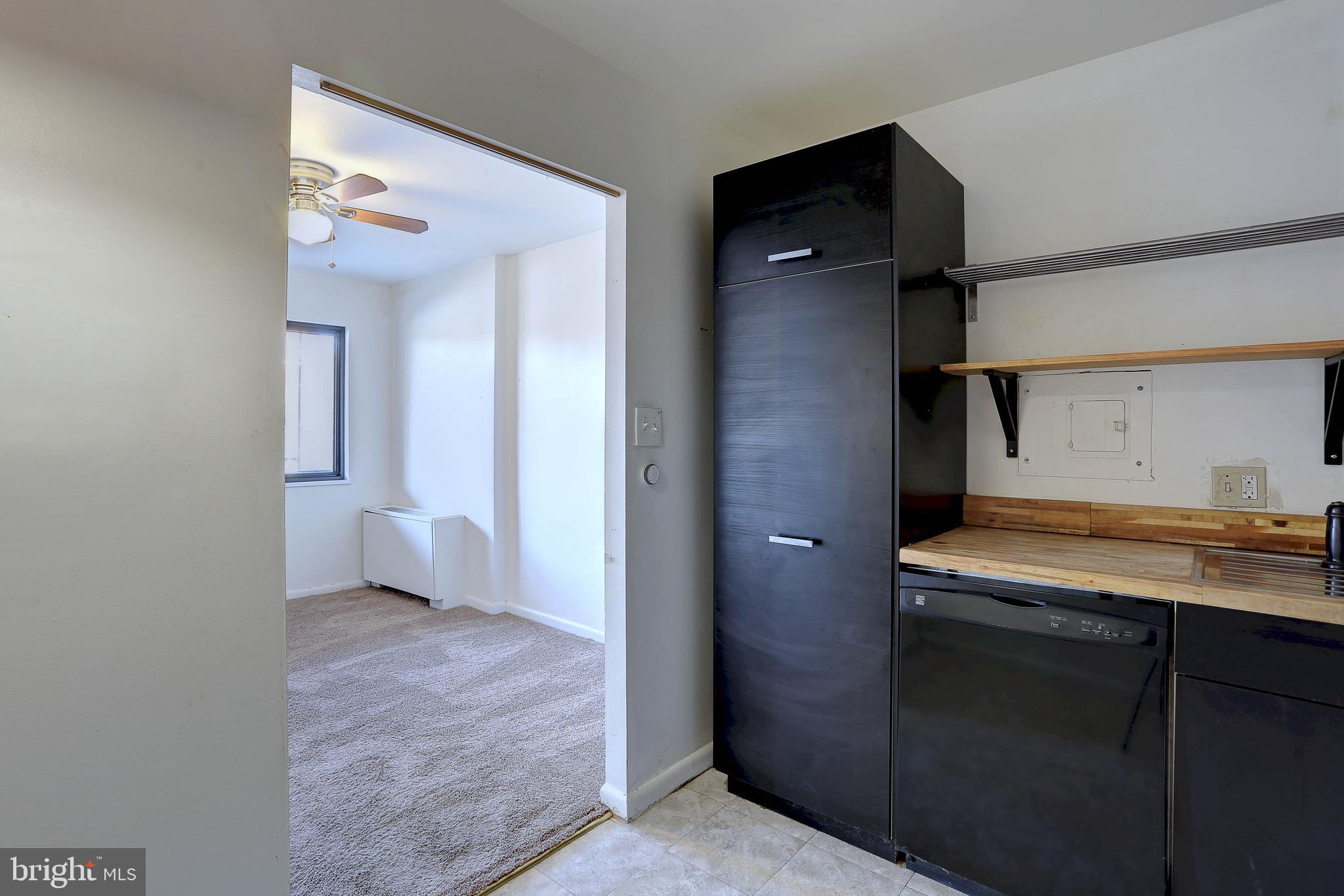 8830 Piney Branch Road, Unit 208 Silver Spring, MD 20903 - Photo 8 of 25 a kitchen with a refrigerator and a sink