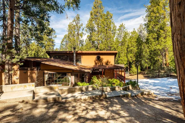a view of a house with a patio