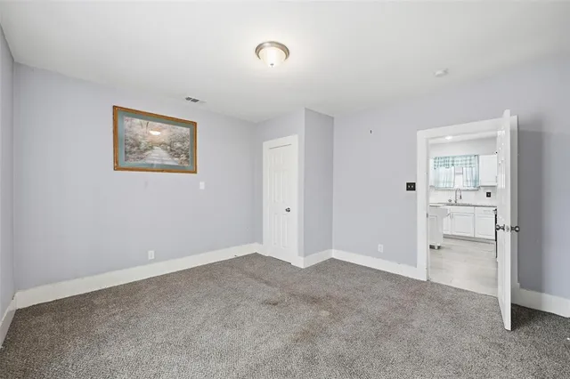 a view of an empty room