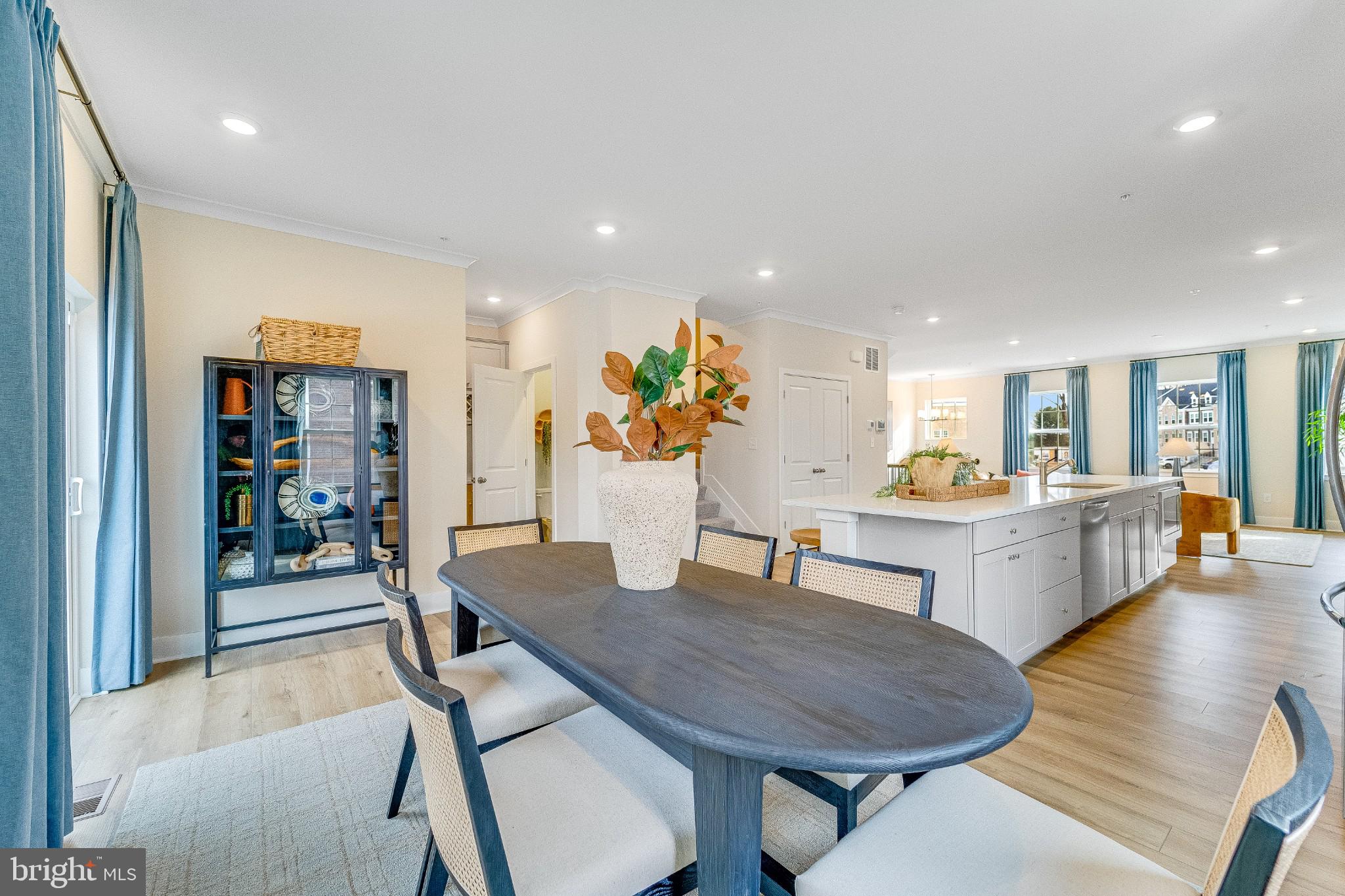 1711 Water Xing Road Baltimore, MD 21208 - Photo 6 of 21 a dining room with furniture and wooden floor