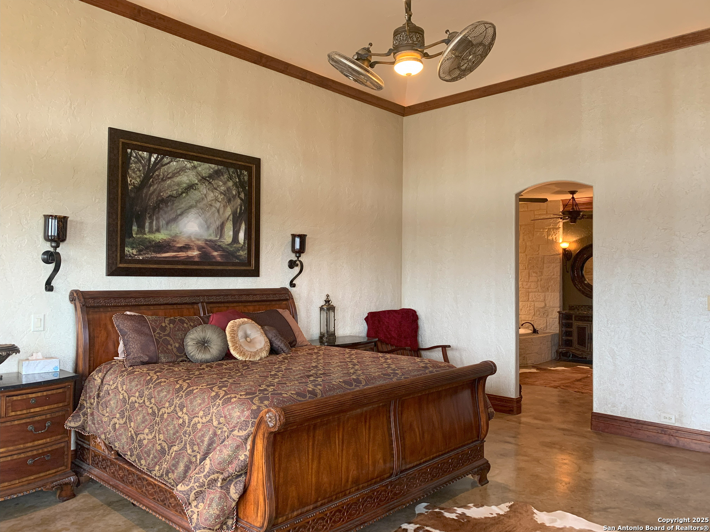 0 Pvt Road Hondo, TX 78861 - Photo 21 of 31 a bedroom with a bed and a painting on the wall