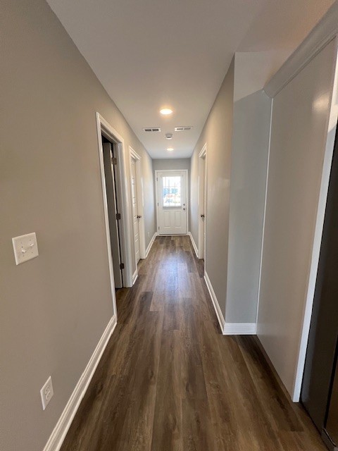 16 Cartertown Road, Unit A Scottsville, KY 42164 - Photo 14 of 15 a view of hallway with wooden floor