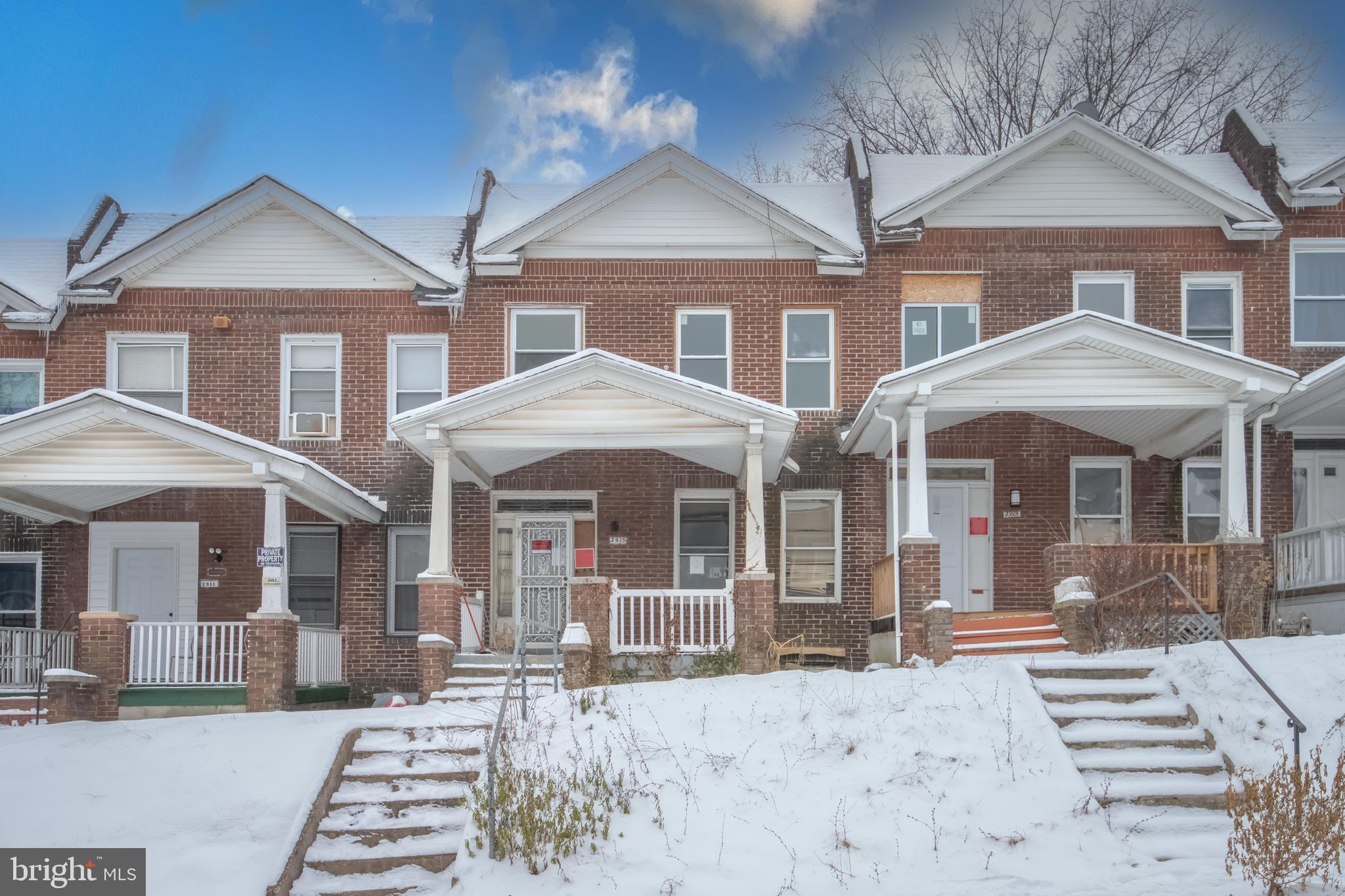 2913 Baker Street Baltimore, MD 21216 - Photo 1 of 22 Front View