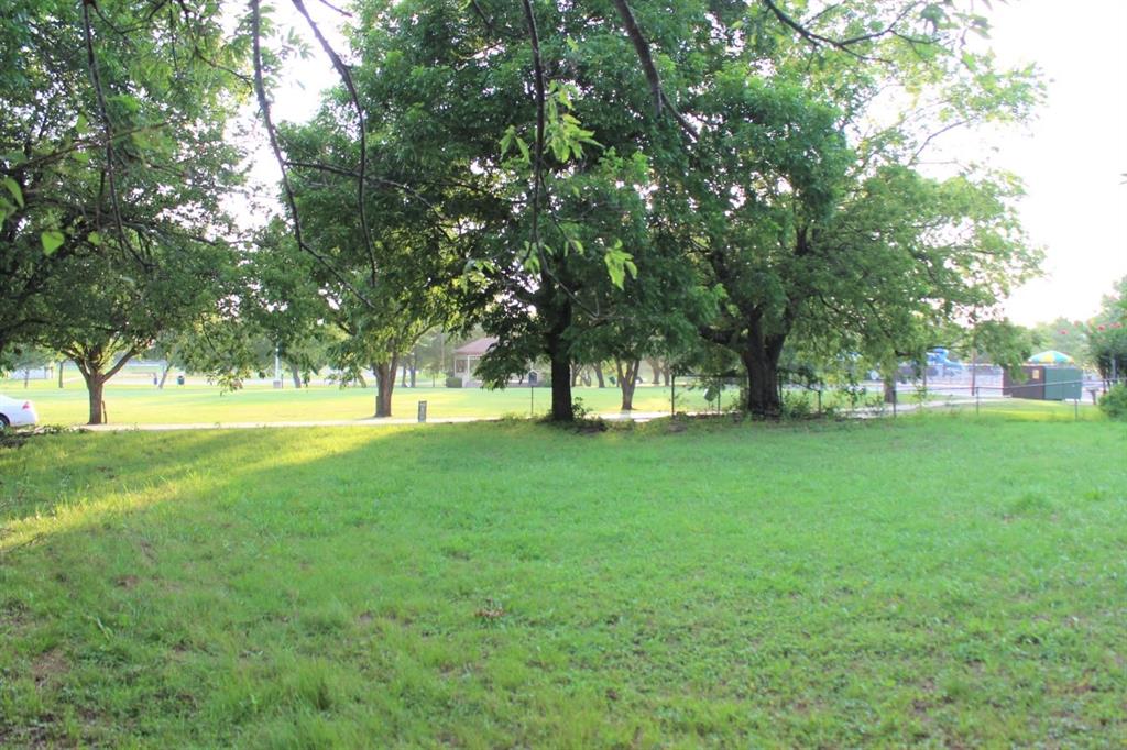 a view of green field with trees