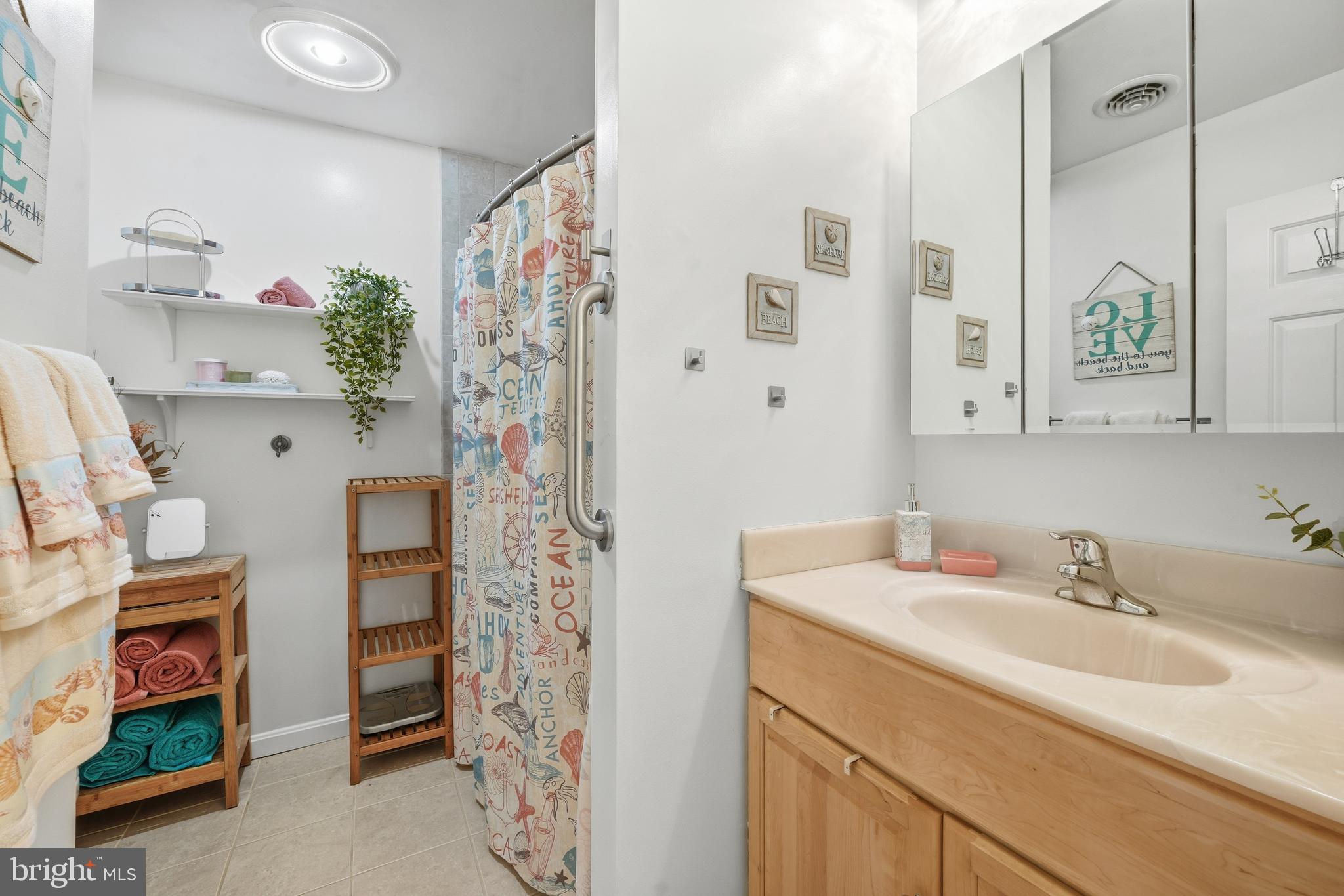 82 Sandyhook Road Berlin, MD 21811 - Photo 30 of 55 a bathroom with a sink and a mirror