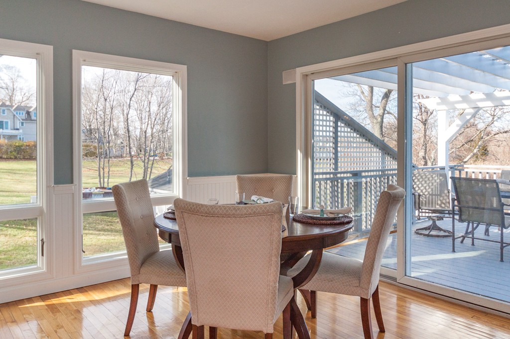 685 Jerusalem Road Cohasset, MA 02025 - Photo 12 of 29 a view of a dining room with furniture and wooden floor