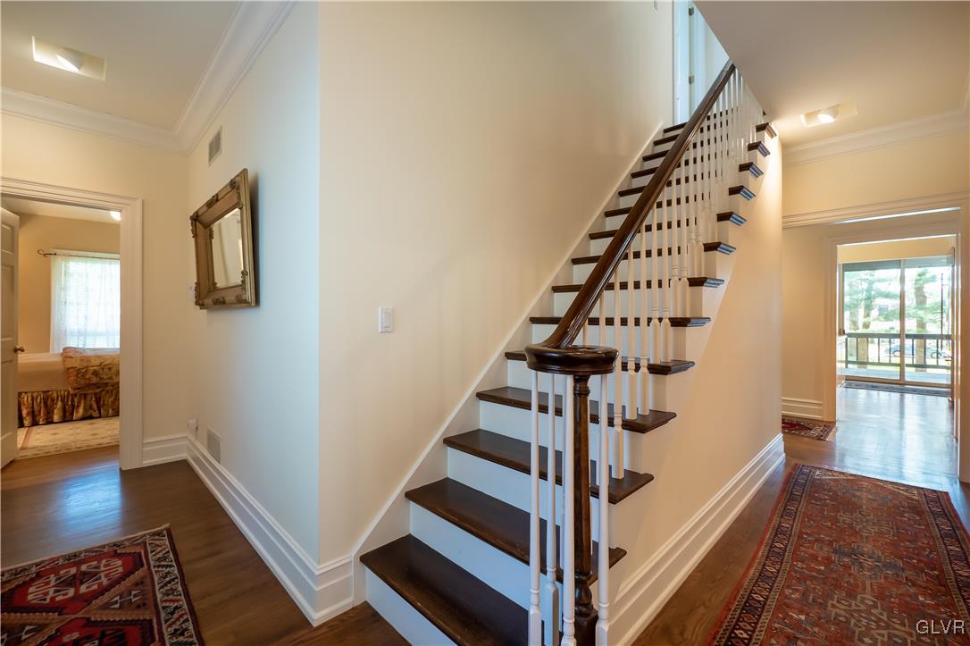 1556 Saucon Valley Road Bethlehem, PA 18015 - Photo 31 of 39 Stairs to 2nd level w/2 bedrooms, office area & ja