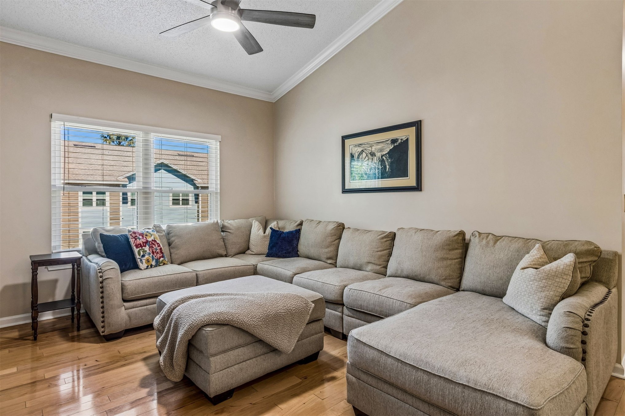 1601 Nectarine Street, Unit A6 Fernandina Beach, FL 32034 - Photo 8 of 40 a living room with furniture and a large window