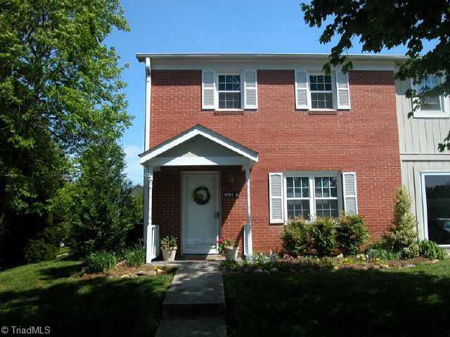 5741 Bramblegate Road, Unit A Greensboro, NC 27409 - Photo 1 of 9 Exterior Front. 5741 Bramblegate Unit A - Brick end unit with plenty of parking.
