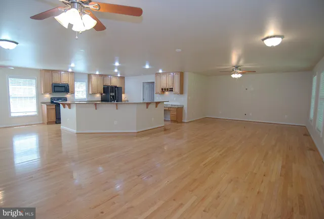 a view of kitchen and window