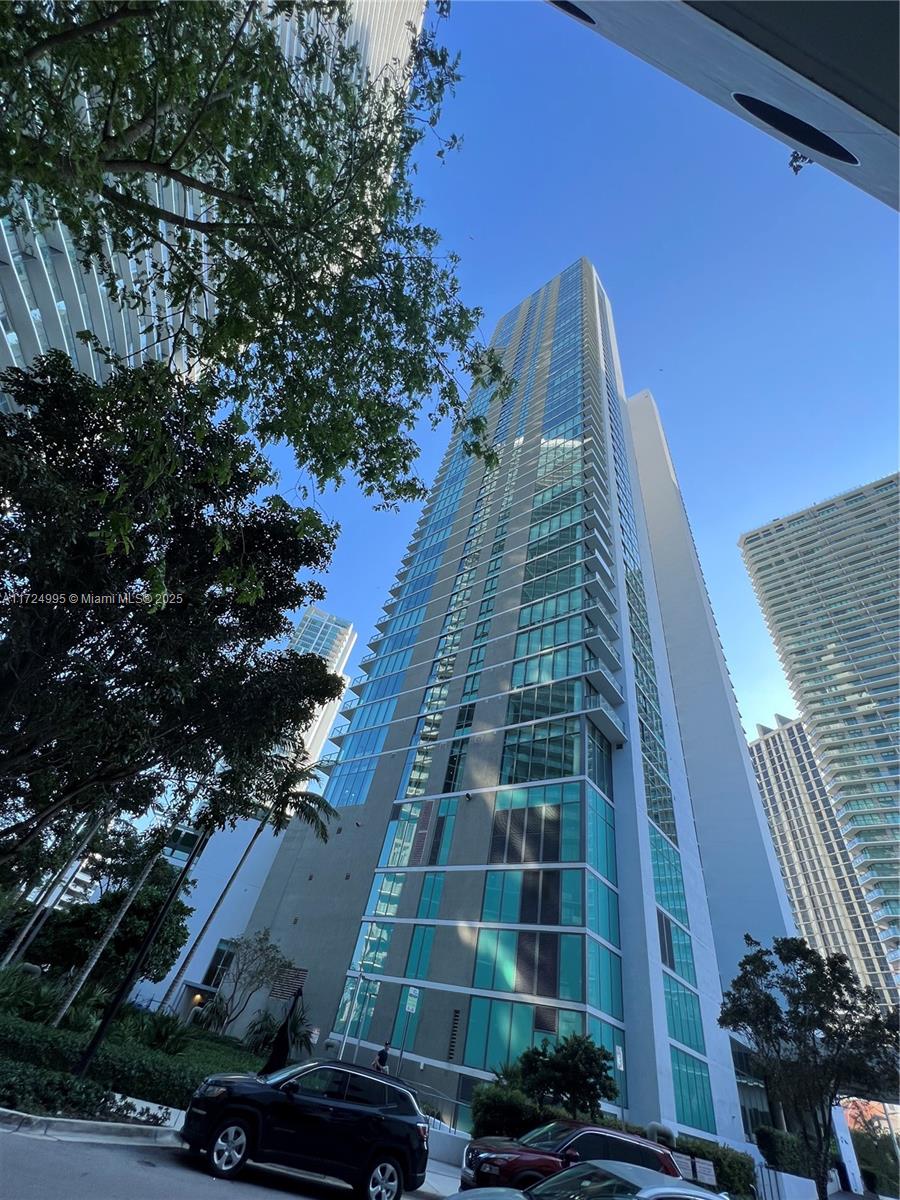 a front view of a building