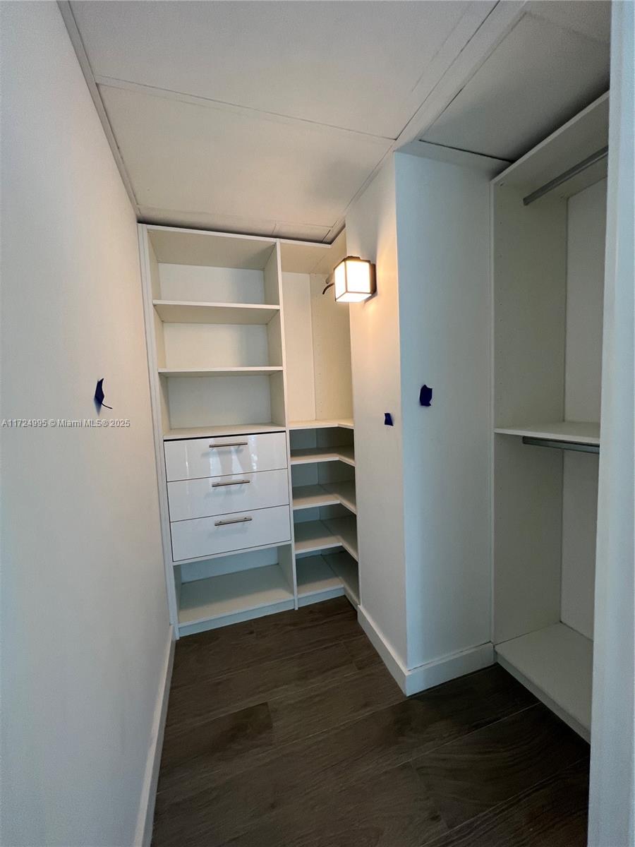 650 Northeast 32nd Street, Unit 1008 Miami, FL 33137 - Photo 10 of 57 a view of an empty walk in closet