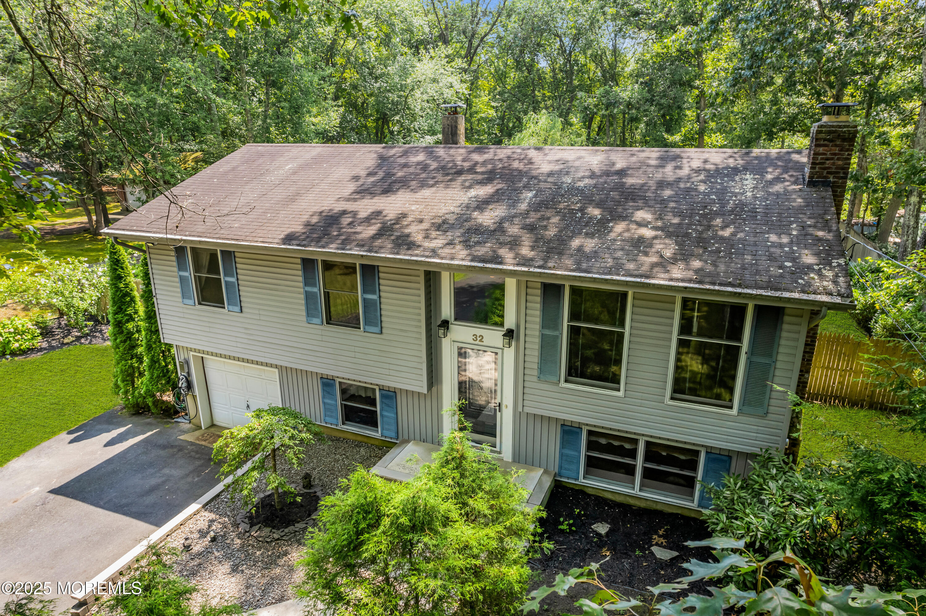 32 Walter Drive Jackson, NJ 08527 - Photo 75 of 85 a aerial view of a house with a garden