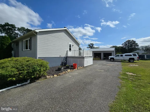 a view of a house with a patio