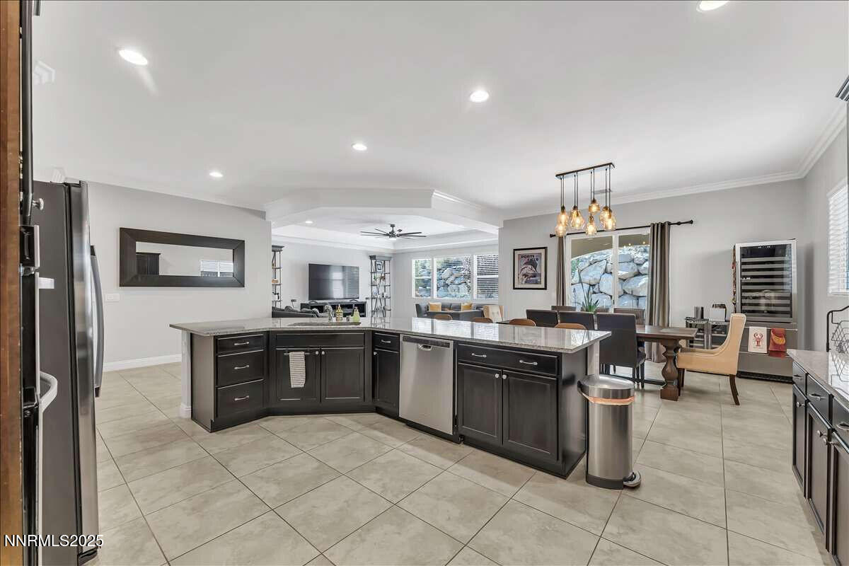 1671 Crescent Pointe Court Reno, NV 89523 - Photo 16 of 44 a kitchen with lots of counter top space