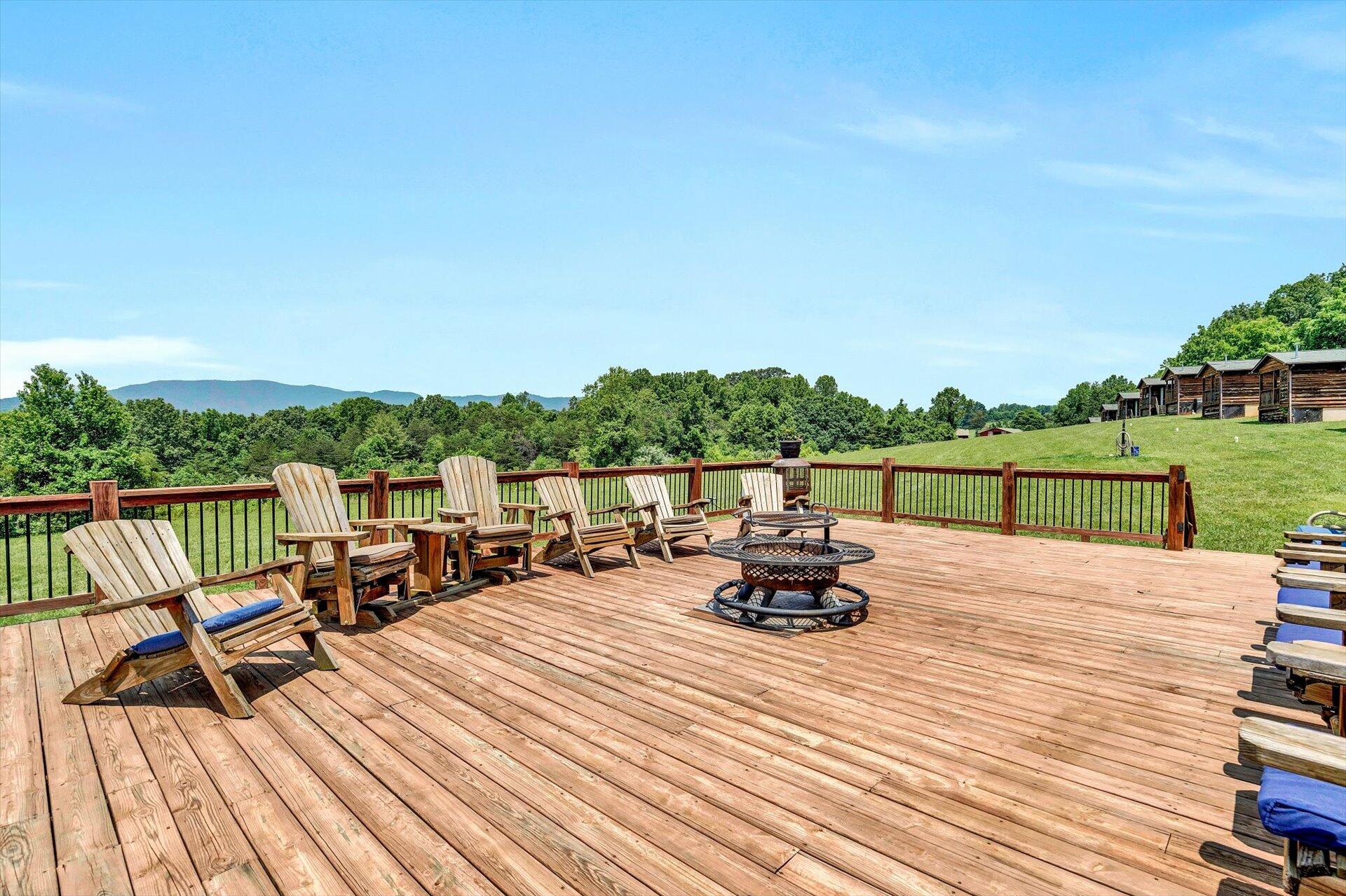 2446 Deer Run Road Ferrum, VA 24088 - Photo 24 of 145 Cottage - Spacious Deck with Views