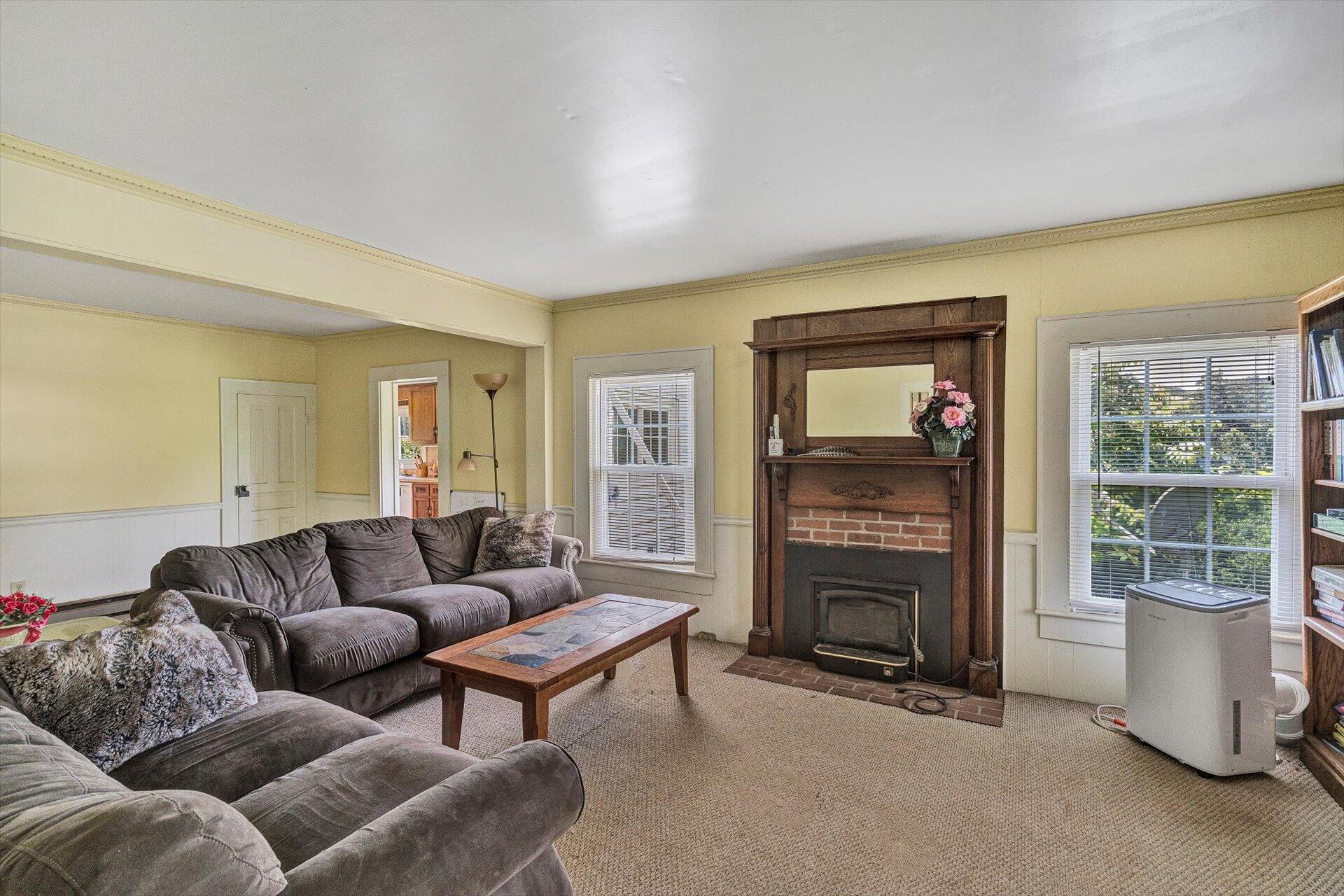2446 Deer Run Road Ferrum, VA 24088 - Photo 42 of 145 Farmhouse - Family Room with Fireplace
