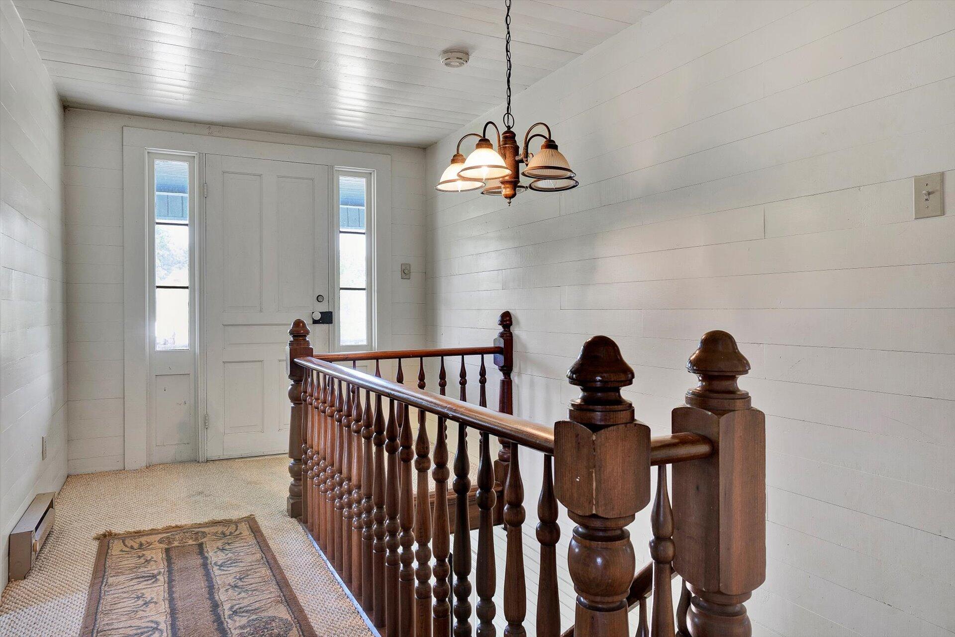 2446 Deer Run Road Ferrum, VA 24088 - Photo 56 of 145 a view of entryway and hall with wooden floor