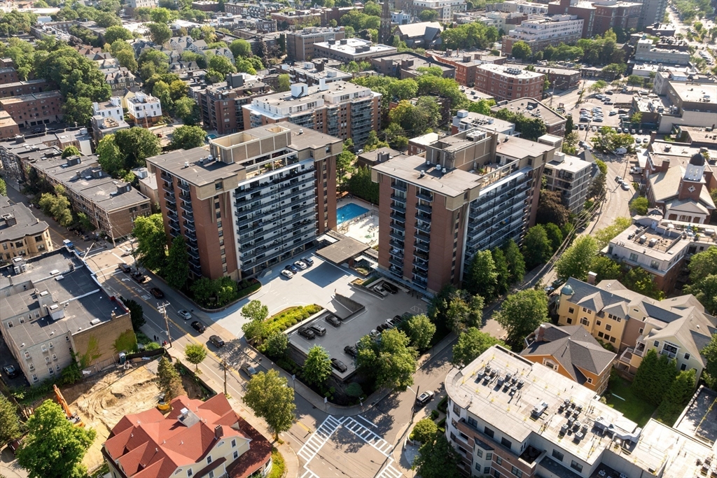 50 Longwood Avenue, Unit 518 Brookline, MA 02446 - Photo 2 of 33 an aerial view of a city