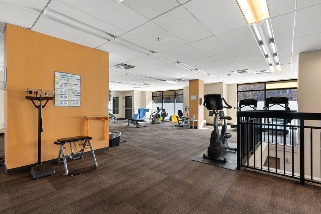 50 Longwood Avenue, Unit 518 Brookline, MA 02446 - Photo 28 of 33 a view of a room with gym equipment