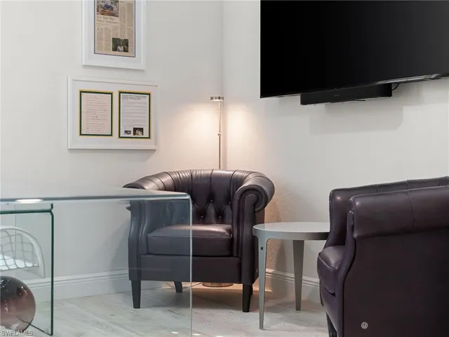 a couple of chairs in a room