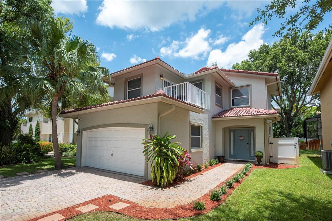 3589 Simms Street Hollywood, FL 33021 - Photo 1 of 26 Two Car Garage - Paver Drive & Walkway
