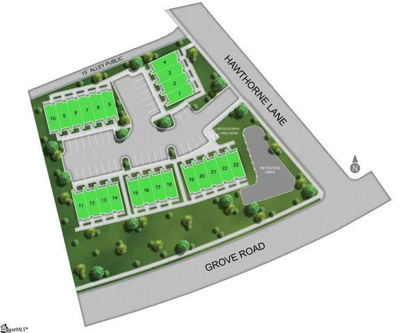 $425,900 | 9 Hawthorne Lane, Unit 105, Greenville, SC 29605