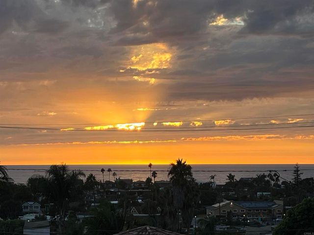 a view of city and ocean