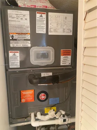 view of a storage and utility room