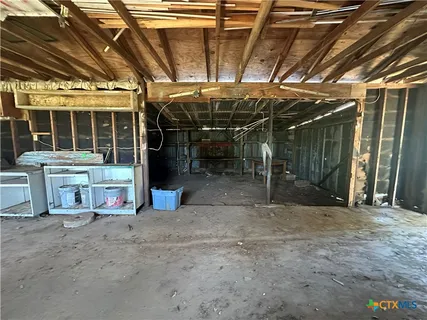 a view of a storage room