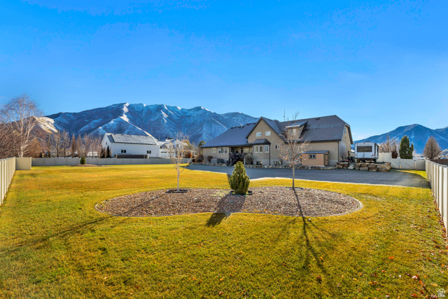 896 West 675 South Mapleton, UT 84664 - Photo 65 of 77 Fenced backyard featuring a mountain view