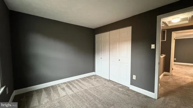 a view of empty room