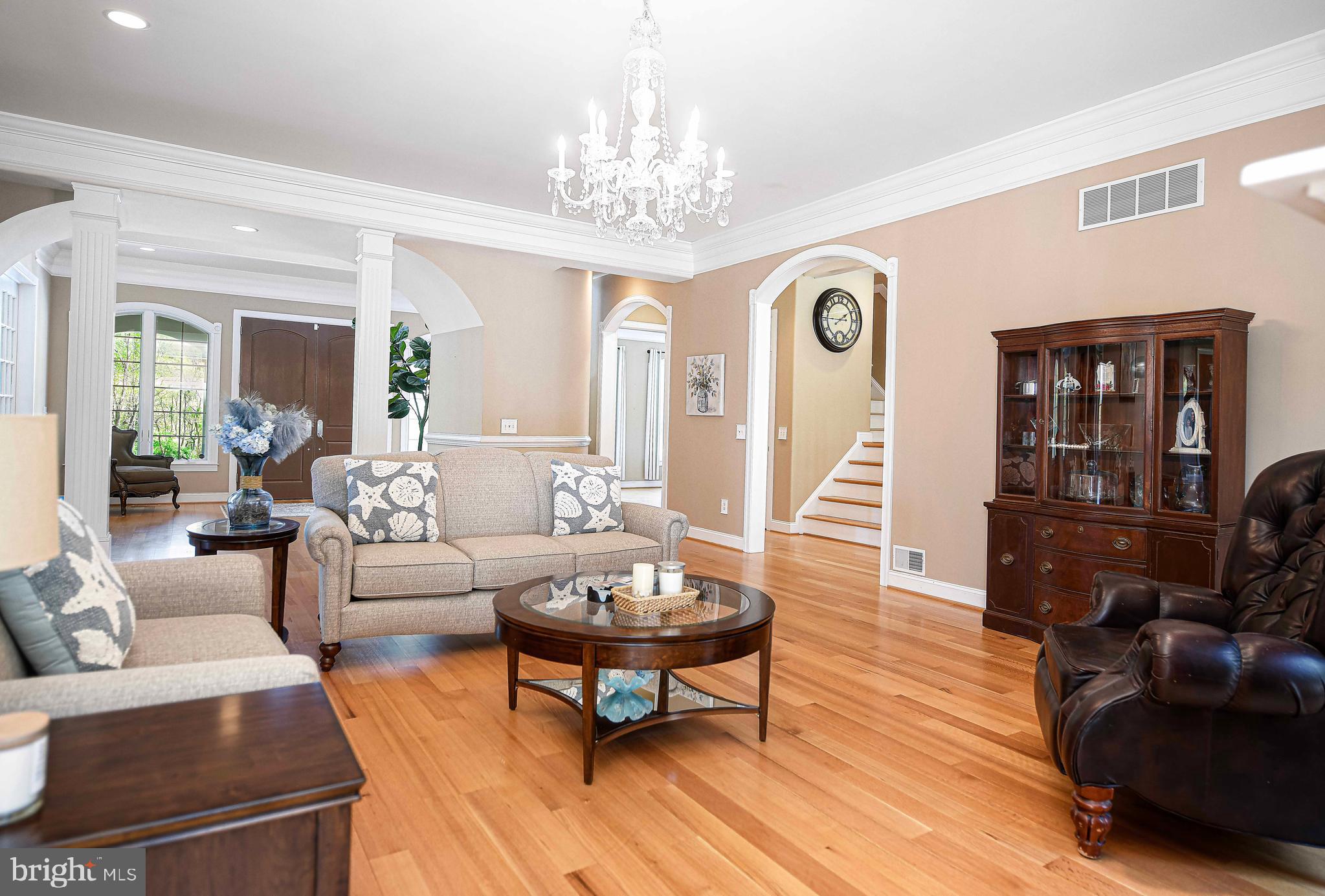 2874 Ady Road Forest Hill, MD 21050 - Photo 16 of 85 a living room with furniture and a chandelier